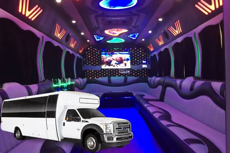 24 Passenger Limo Bus