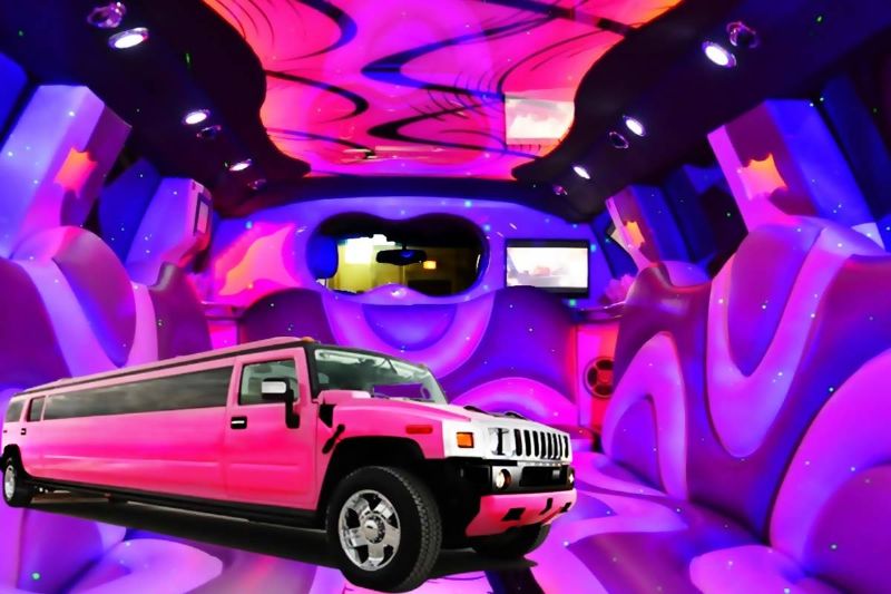 Pink Limo SUV